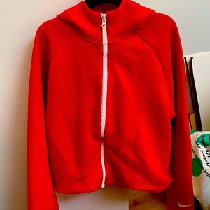 New Retro Nike Cropped Zip Up Hoodie Size S